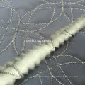 winter quilted fabric,100% polyester embroidered fabric